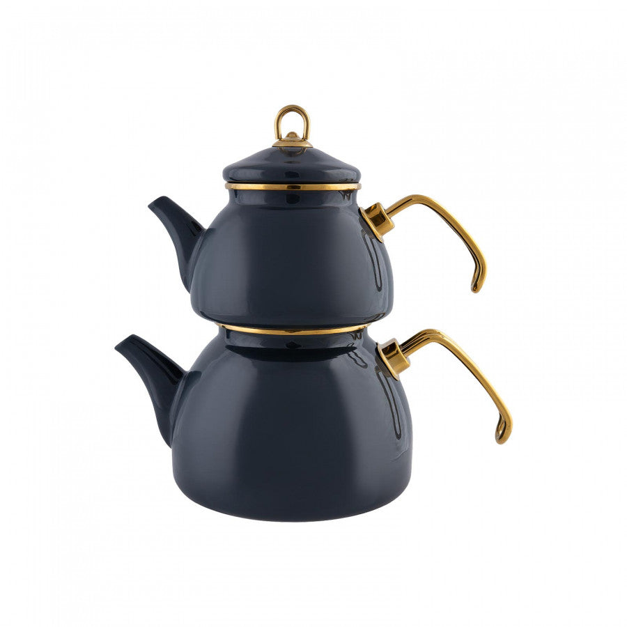 Karaca Retro Enamel Anthracite Teapot 153.03.08.0535