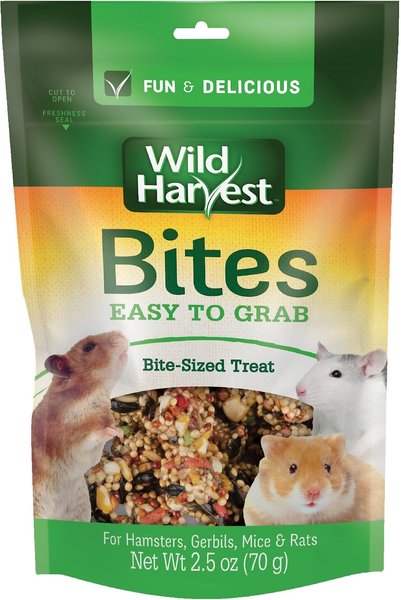 Wild Harvest Bites Small Animal Treats， 2.5-oz bag