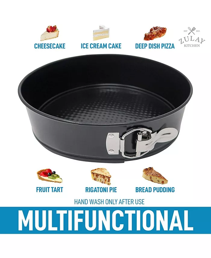 Zulay Kitchen 9 Inch Nonstick-Cheesecake Pan With Removable Bottom