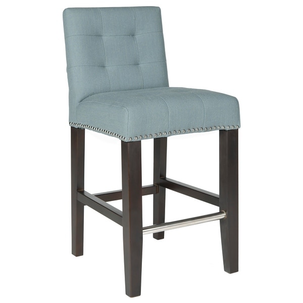 SAFAVIEH Thompson Sky Blue 24-inch Counter Stool - 16.7