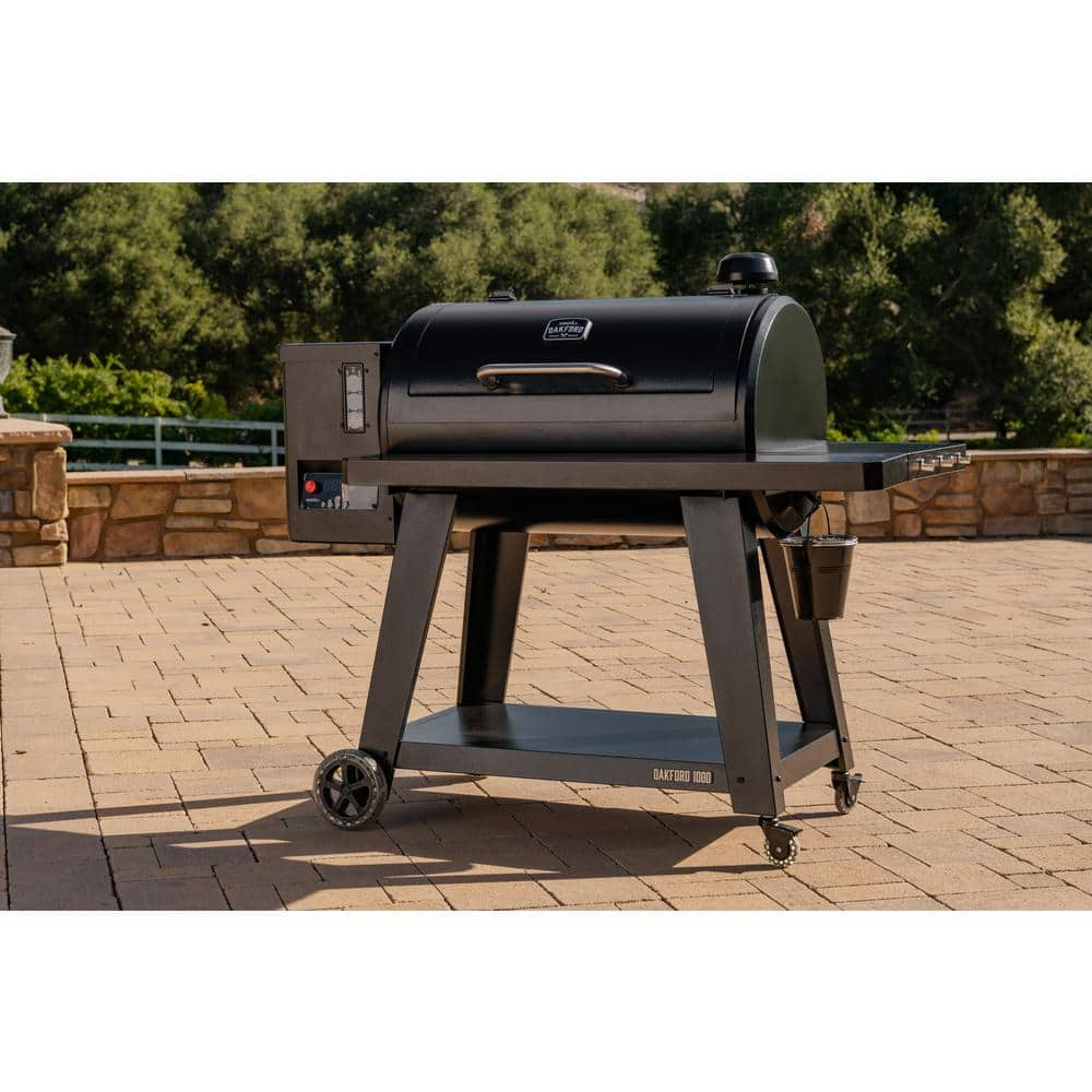 Nexgrill Oakford 1000 Wifi Pellet Grill Smoker in Black 910-05003