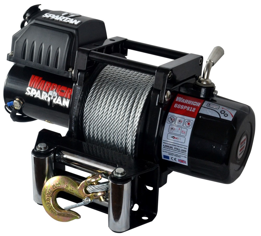 DK2 Spartan Winch Planetary Gear 6000lb with Steel Cable