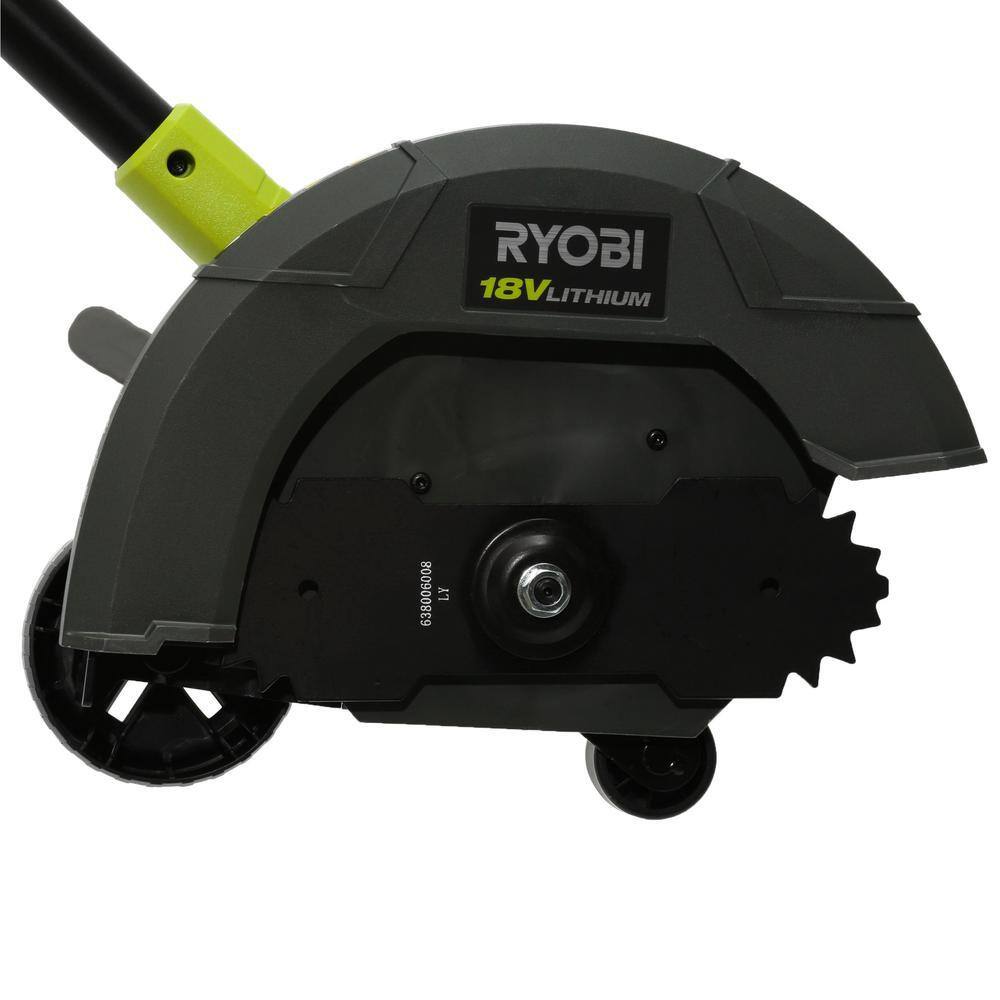 RYOBI ONE+ 18V 9 in. Cordless Battery Edger with 2.0 Ah Battery and Charger P2310