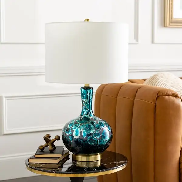 Suzannah Modern Bold Painted Glass Table Lamp - 27