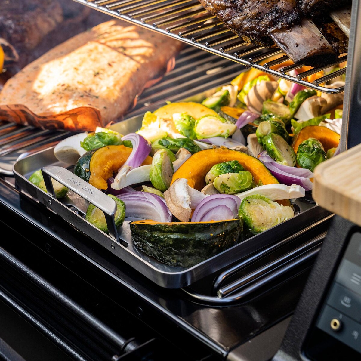 Traeger ModiFIRE Fish and Veggie Stainless Steel Grill Tray