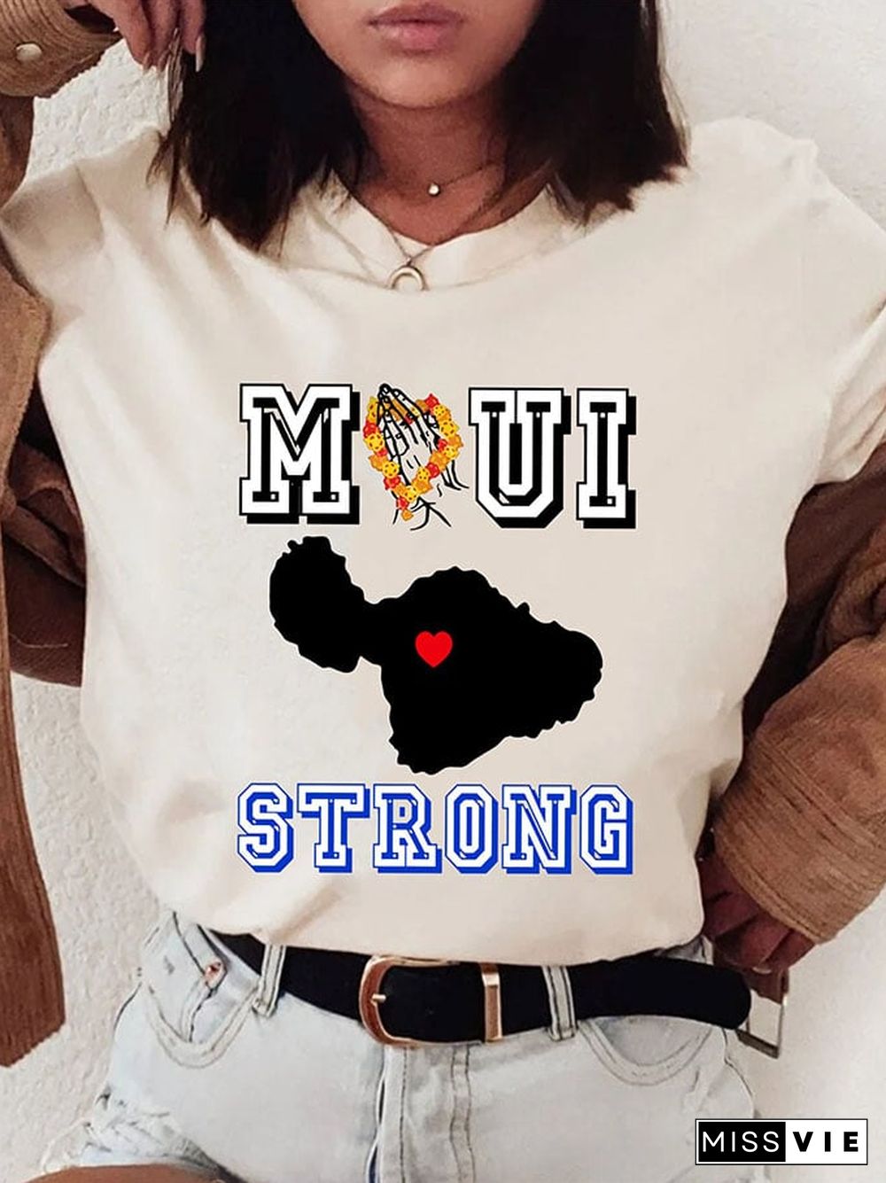 Women's Maui Strong Print T-Shirt