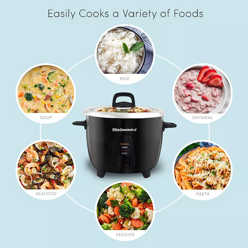 Elite Gourmet 10-Cup Rice Cooker