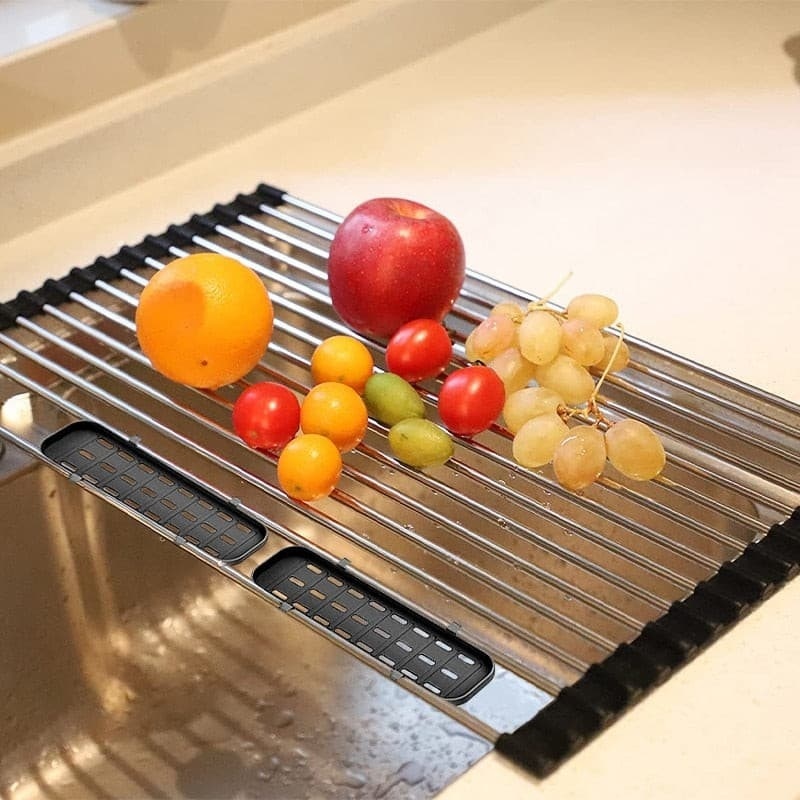 Stainless Steel Foldable Dish Drainer