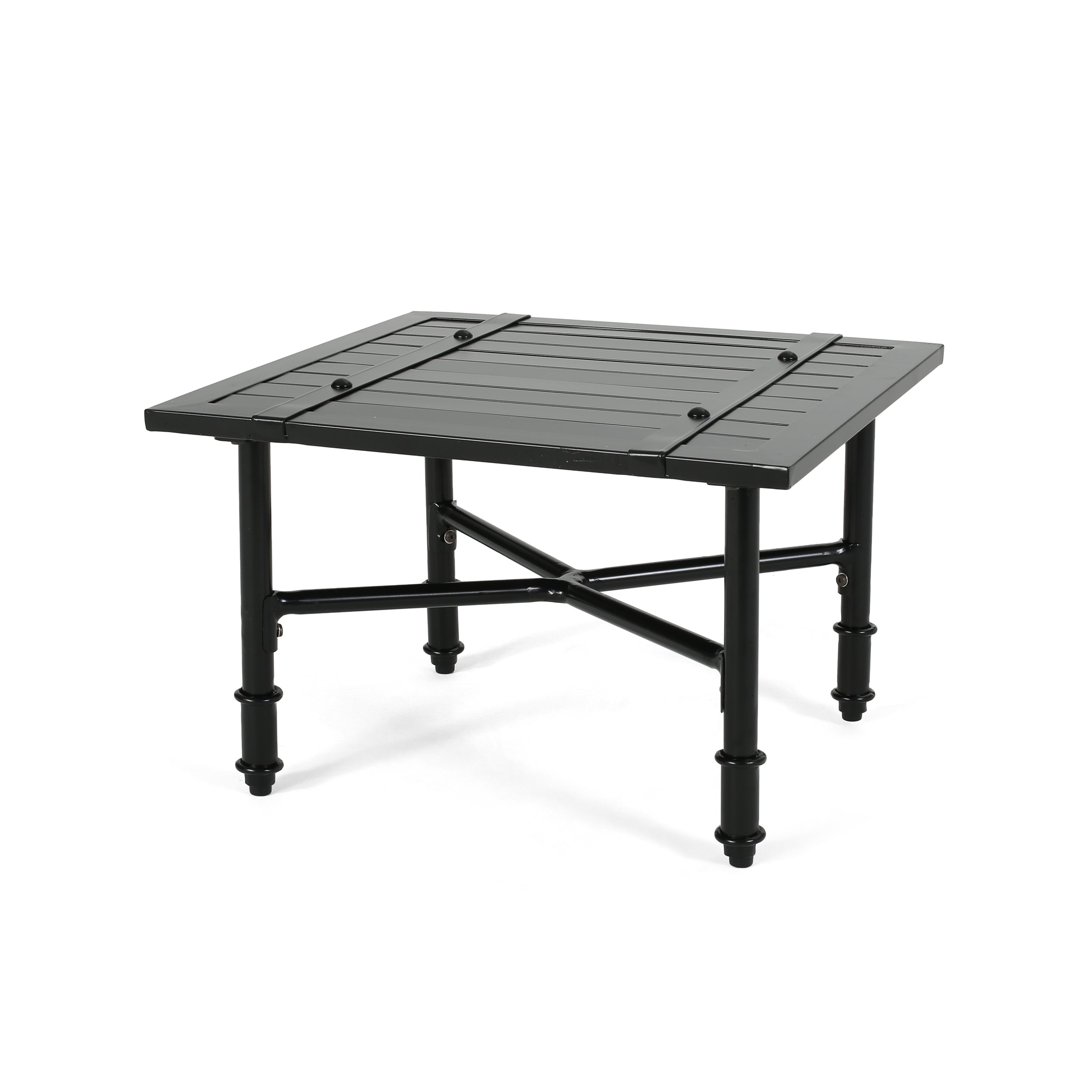 Francis Outdoor Aluminum Side Table