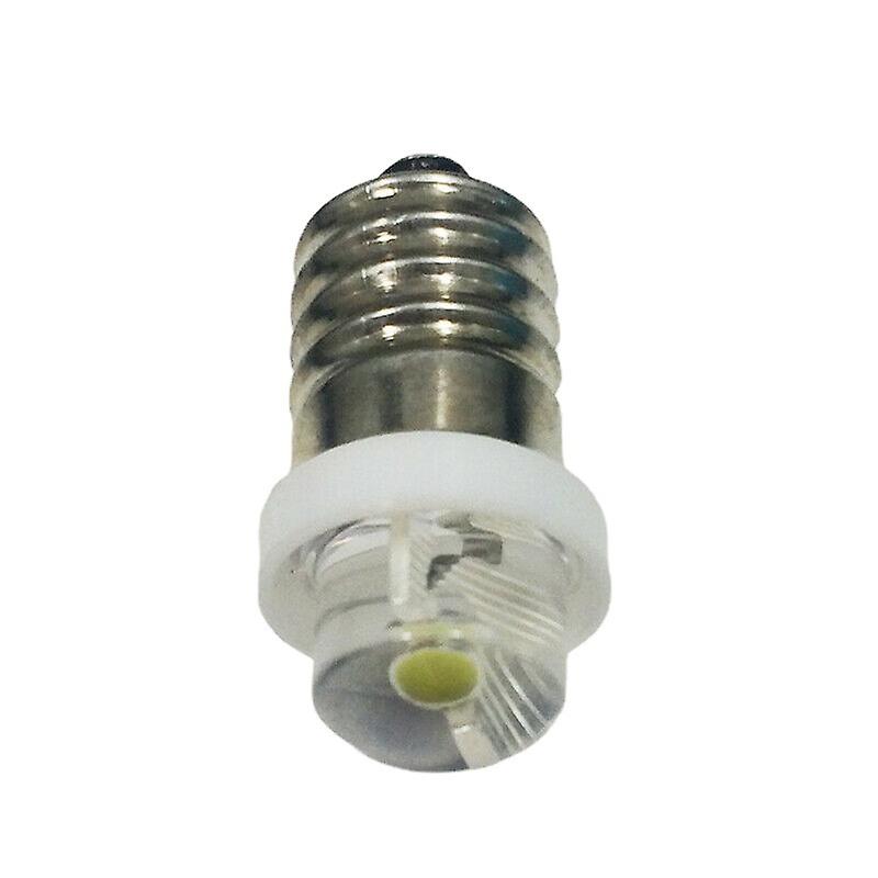 10pcs E10 6v Spot Led Bulb Lamps Cool White6000k