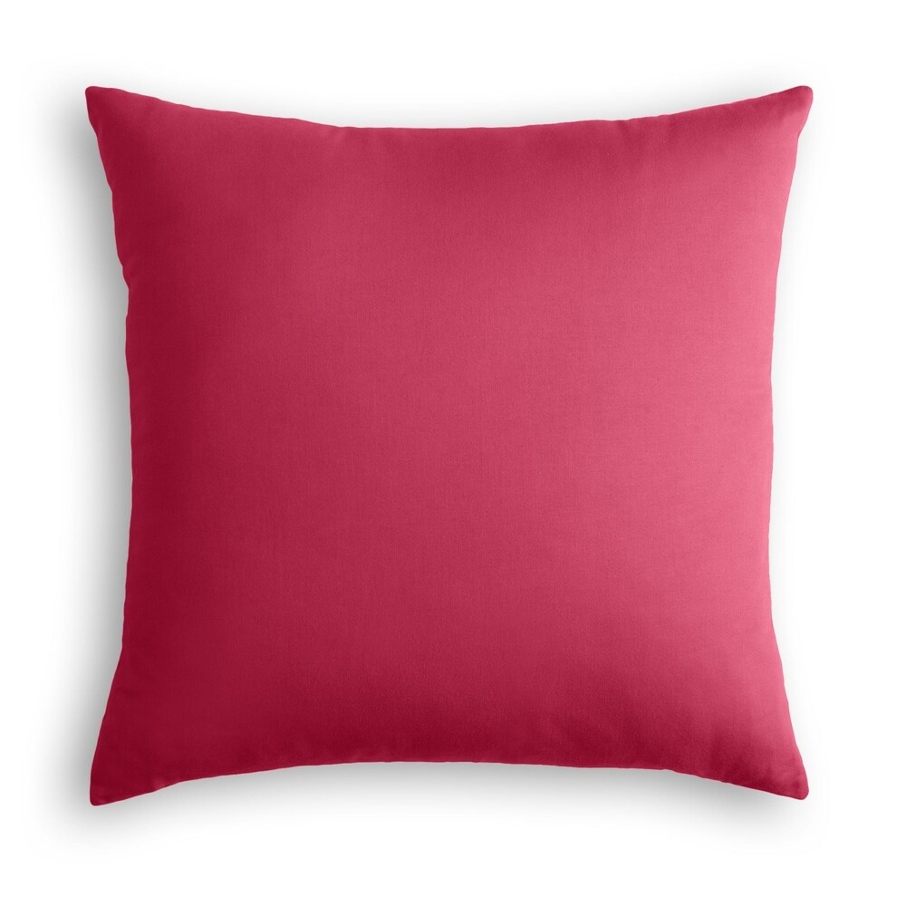 Hot Pink Sunbrella Outdoor Throw Pillow Cover