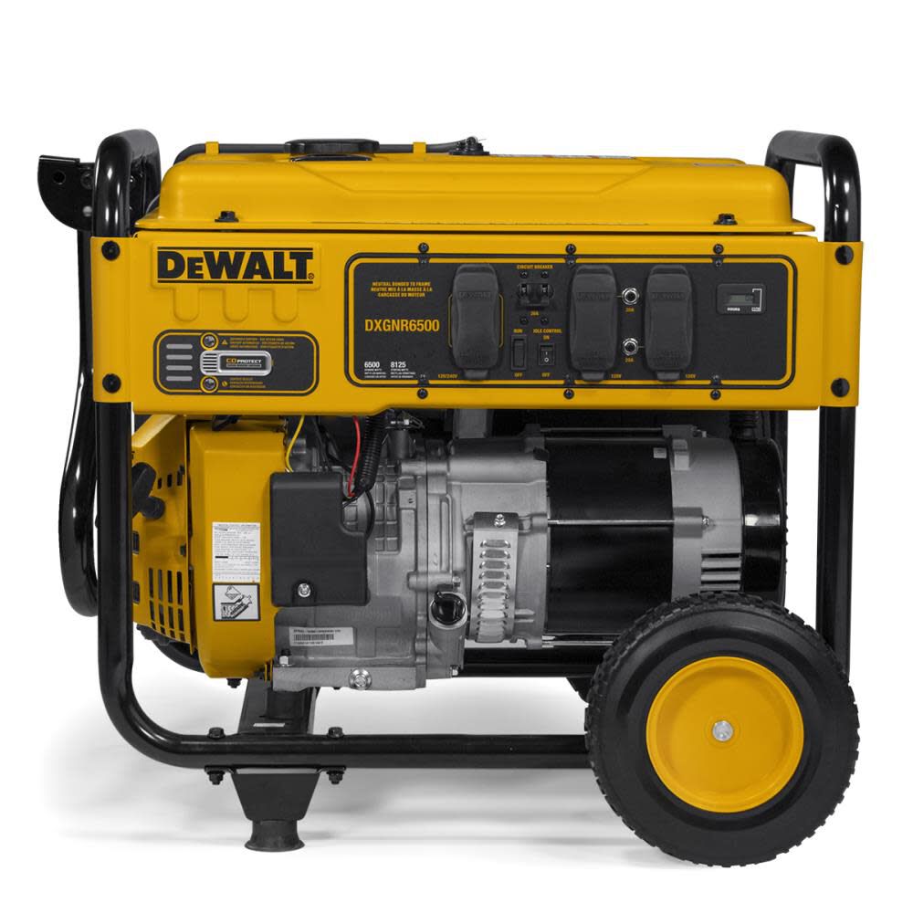 DW 6500 Watt Portable Gas Generator - DXGNR6500 PMC166500 from DW