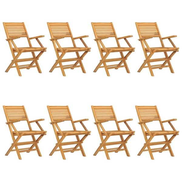 vidaXL Folding Patio Chairs 2/4/6/8 pcs 18.5