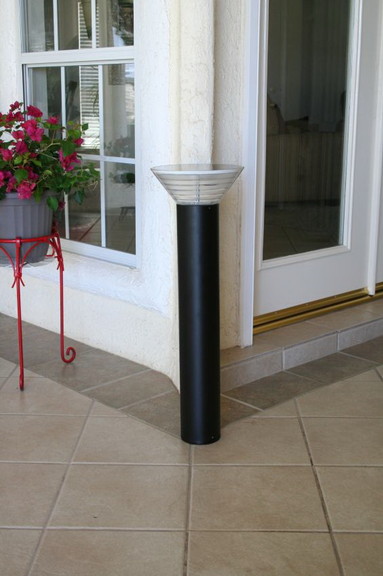 YardBright GBT9012 Premium Modern Solar Bollard Li...