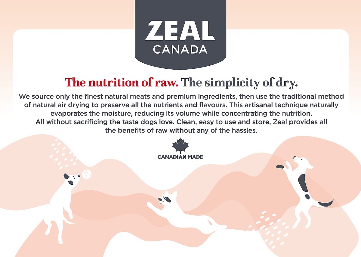 Zeal Canada Gently Beef Recipe Grain-Free Air-Dried Dog Food