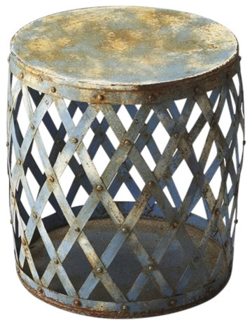 Bangor Iron Bunching Table   Industrial   Side Tables And End Tables   by Homesquare  Houzz