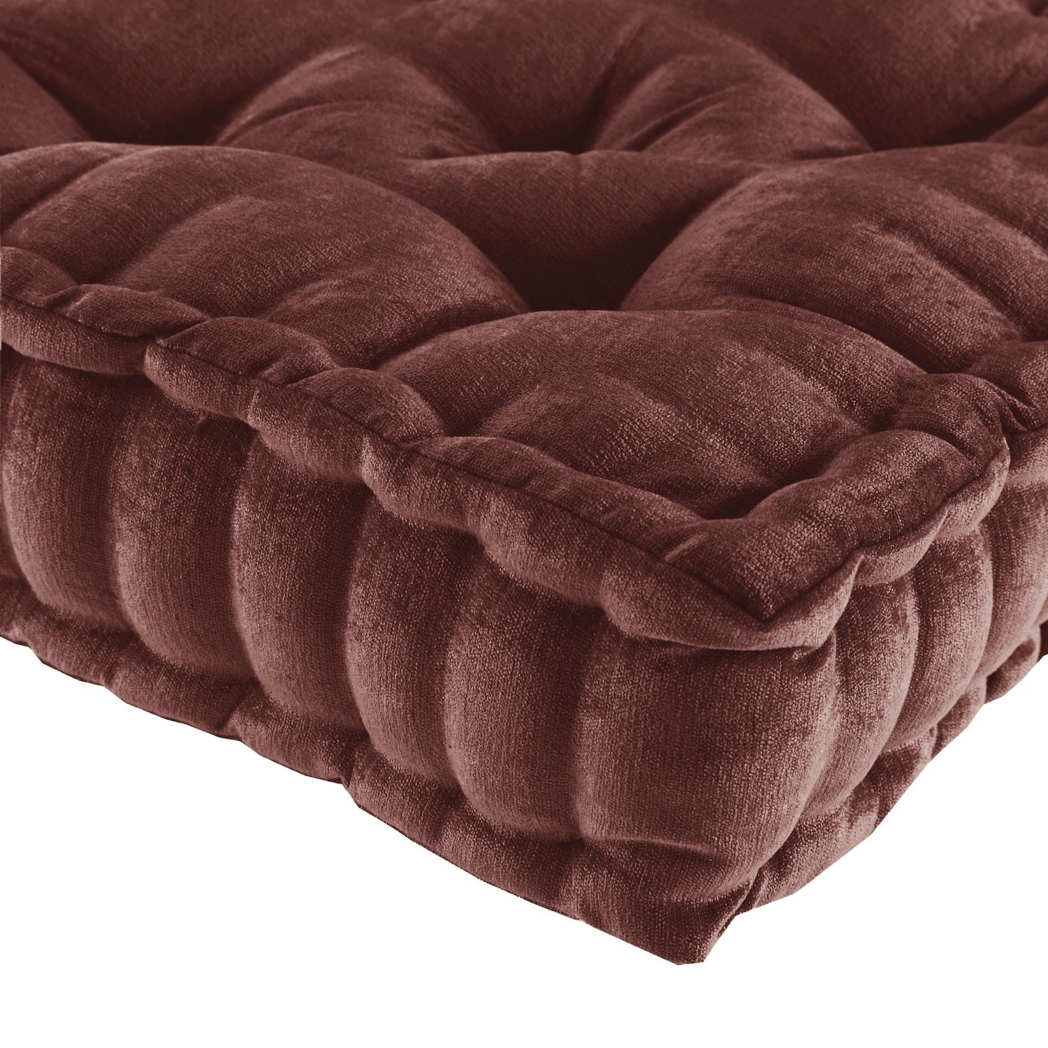 Intelligent Design Chenille Square Floor Pillow Cushion