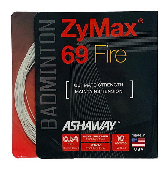 Ashaway A14158/A14161 Zymax 69 Fire Badminton (Whi...