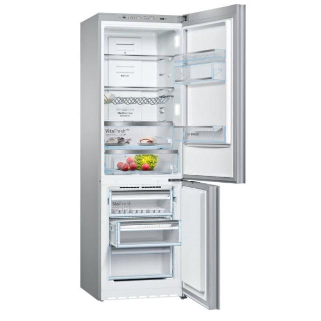 Bosch 24-inch, 10 cu.ft. Counter-Depth Bottom Freezer Refrigerator with LED Lighting B10CB81NVW