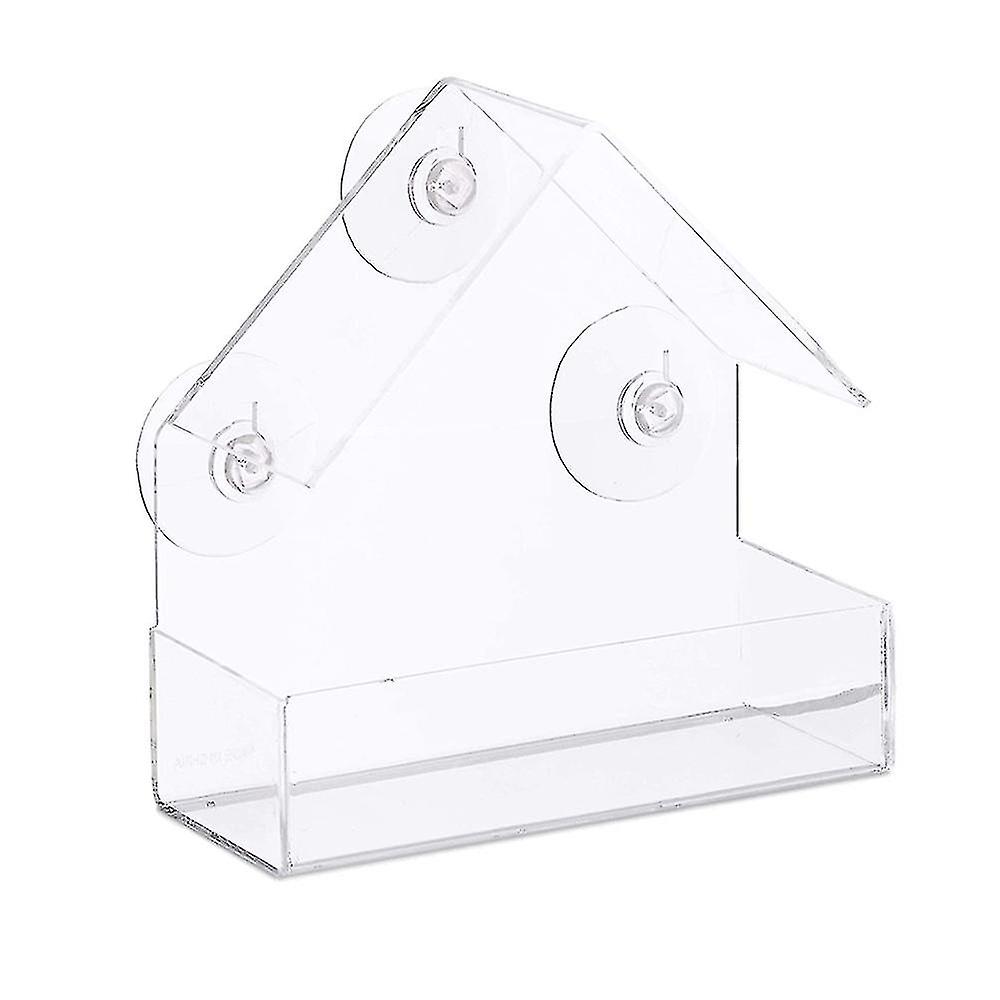 Window Bird Feeder For Outside With Strong Suction Cups