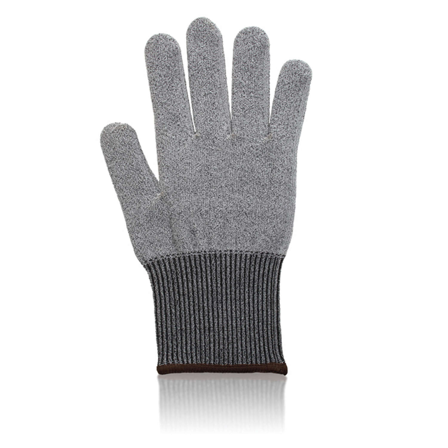 Microplane Gray Man-Made Wire-Free Knit Cut Resistant Glove