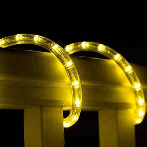 120V Dimmable LED Yellow Rope Light Kit  513PRO Series   Contemporary   Outdoor Rope And String Lights   by Affordable Quality Lighting  Houzz