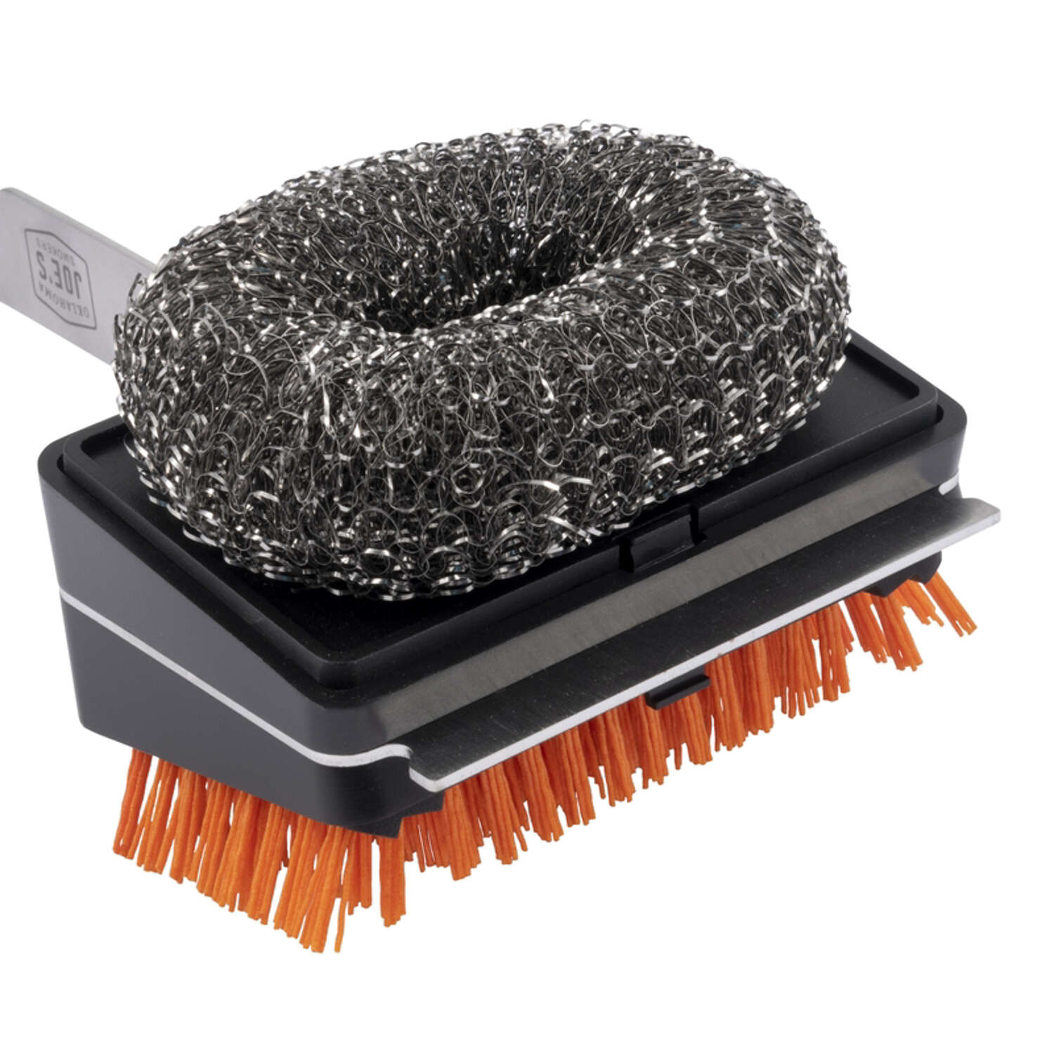 Oklahoma Joes Blacksmith Grill Brush with Scraper 3.75 in. H X 4.75 in. L X 3.75 in. W 1 pk