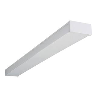 Metalux WP 4 ft. 3400 Lumens White Integrated LED Linear Wraparound Light at 4000K 31W 80 CRI 4WP3040C