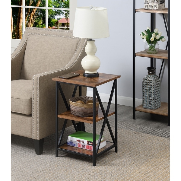 Carbon Loft Ehrlich 3 Tier End Table with Shelves