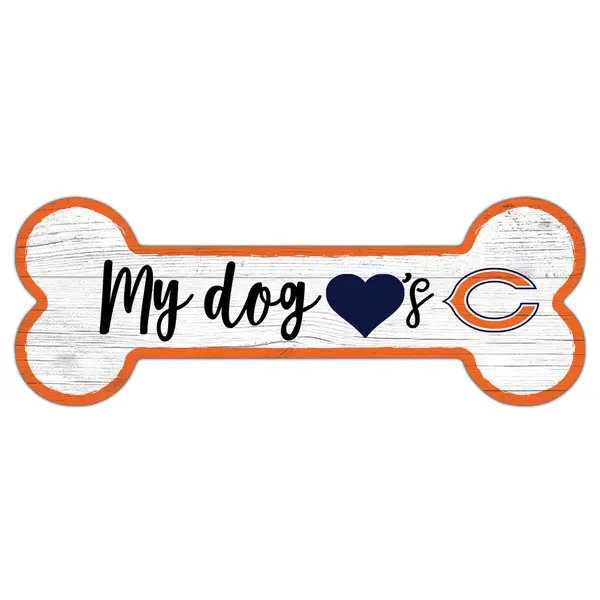 All Star Sports Chicago Bears Dog Bone Sign