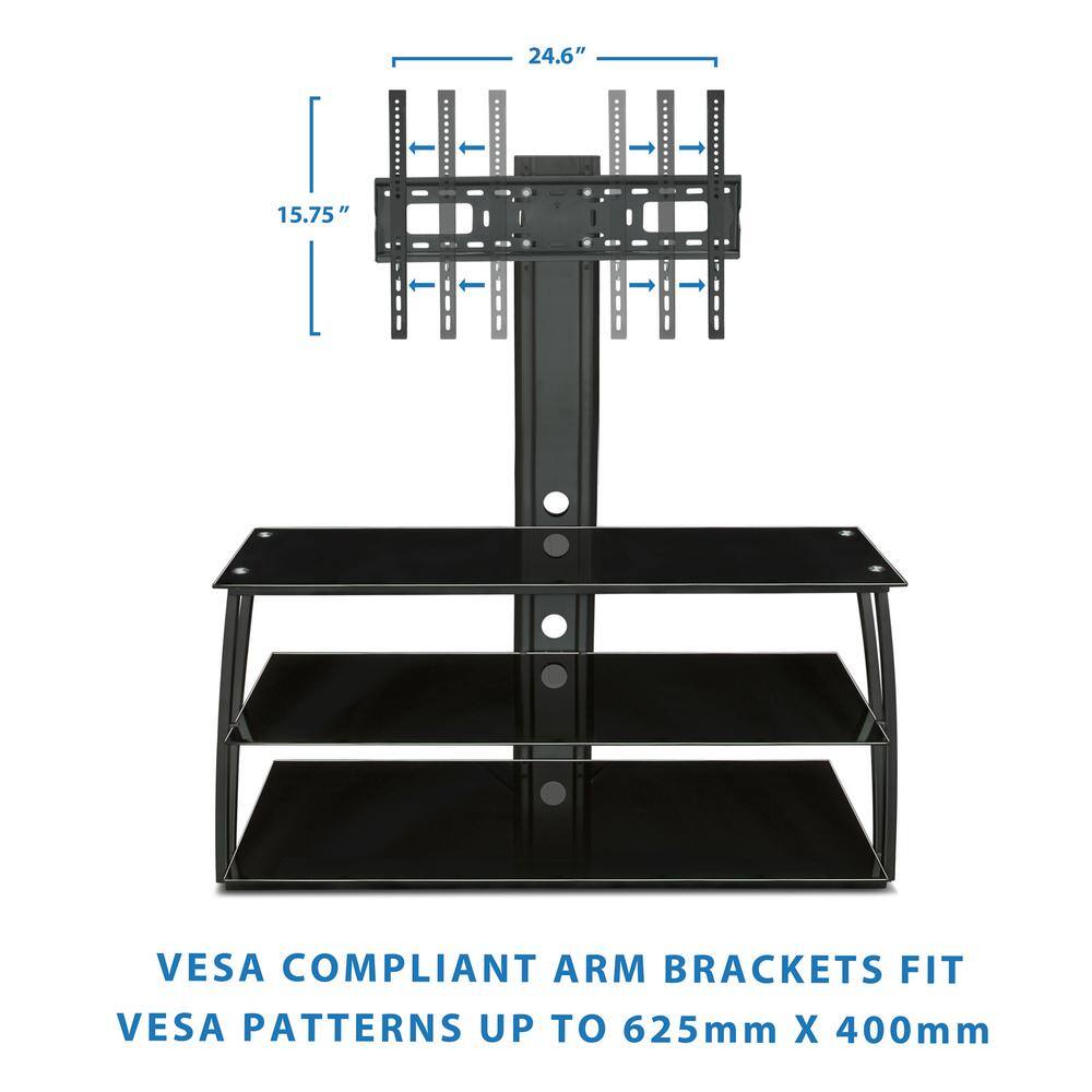 mount-it! Extra-Large TV Stand Maximum 60 in. TV Size MI-864