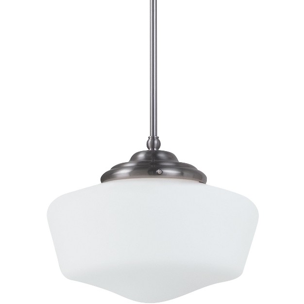 Sea Gull Lighting Academy 1 Light Brushed Nickel Pendant