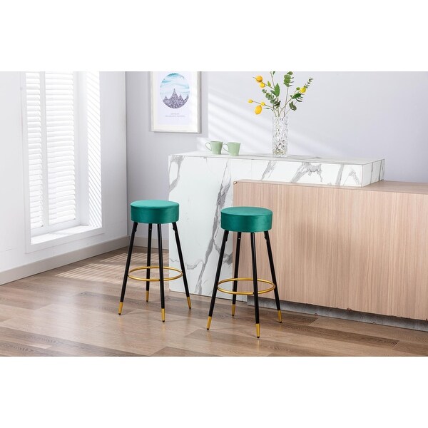 Counter Height Bar Stools for Kitchen Island Coffee Shop Bar，Set of 2