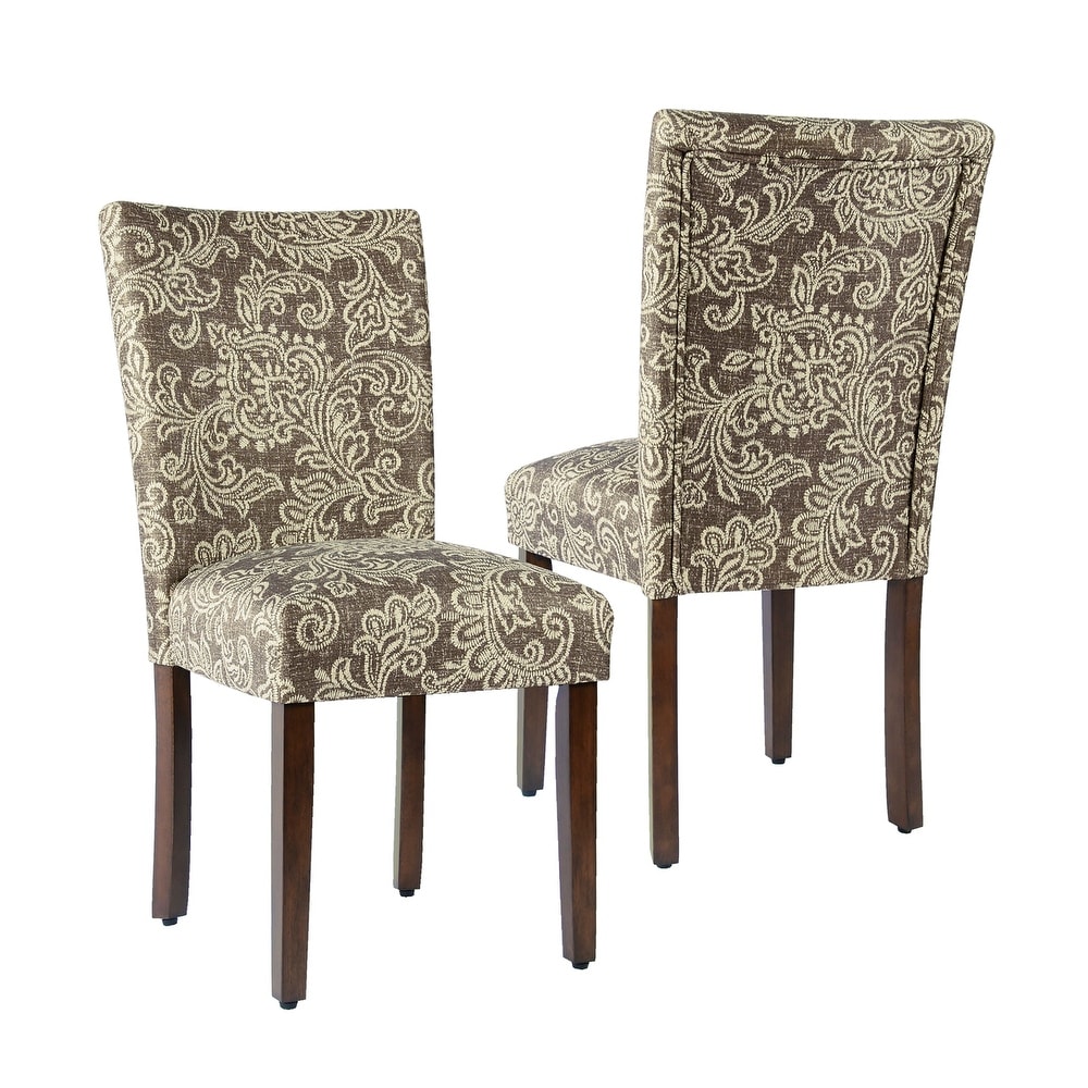 HomePop Classic Parsons Medallion Dining Chair (Set of 2)