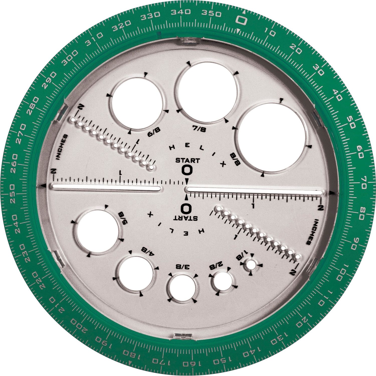 Angle and Circle Protractor by Helix USA HLX36002