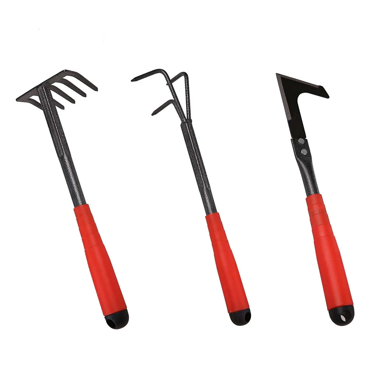 Wholesales 2023 New Garden Supplies Hand Weeding Tool 6pcs Set Shovel Rake Sickle Double Head Hoe For Women Men Gardener Growers