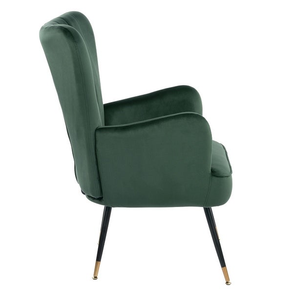 Homylin 26.4'' Wide Velvet Wingback Accent Chairs for Living Room