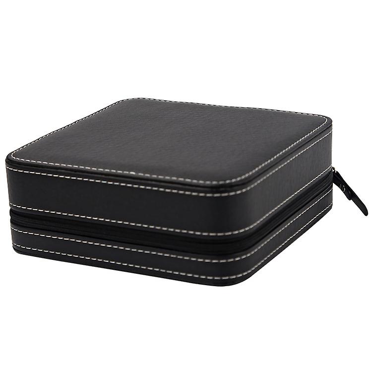 Travel Sunglass Organizer Collector - Faux Leather Jewelry Storage Case Box