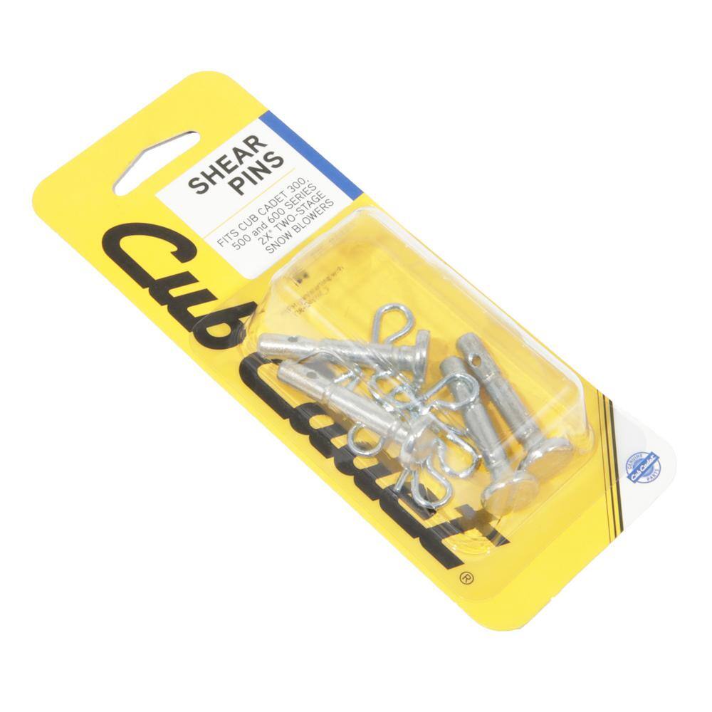 Cub Cadet Original Equipment Shear Pins for All Cub Cadet 2X Two Stage Snow Blowers (Set of 4) 490-241-C063