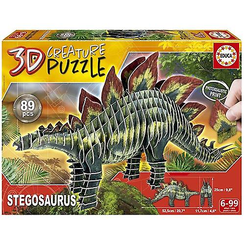 Educa 3D Creature Dinosaur Puzzle (Stegosaurus)