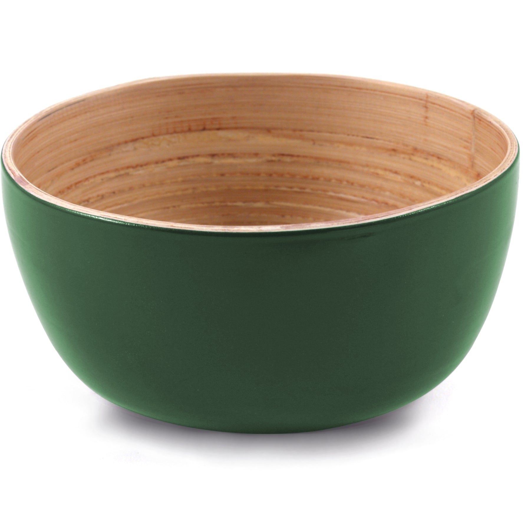 Core Bamboo Forest Green Small 6 Inch Bowl， Set of 4