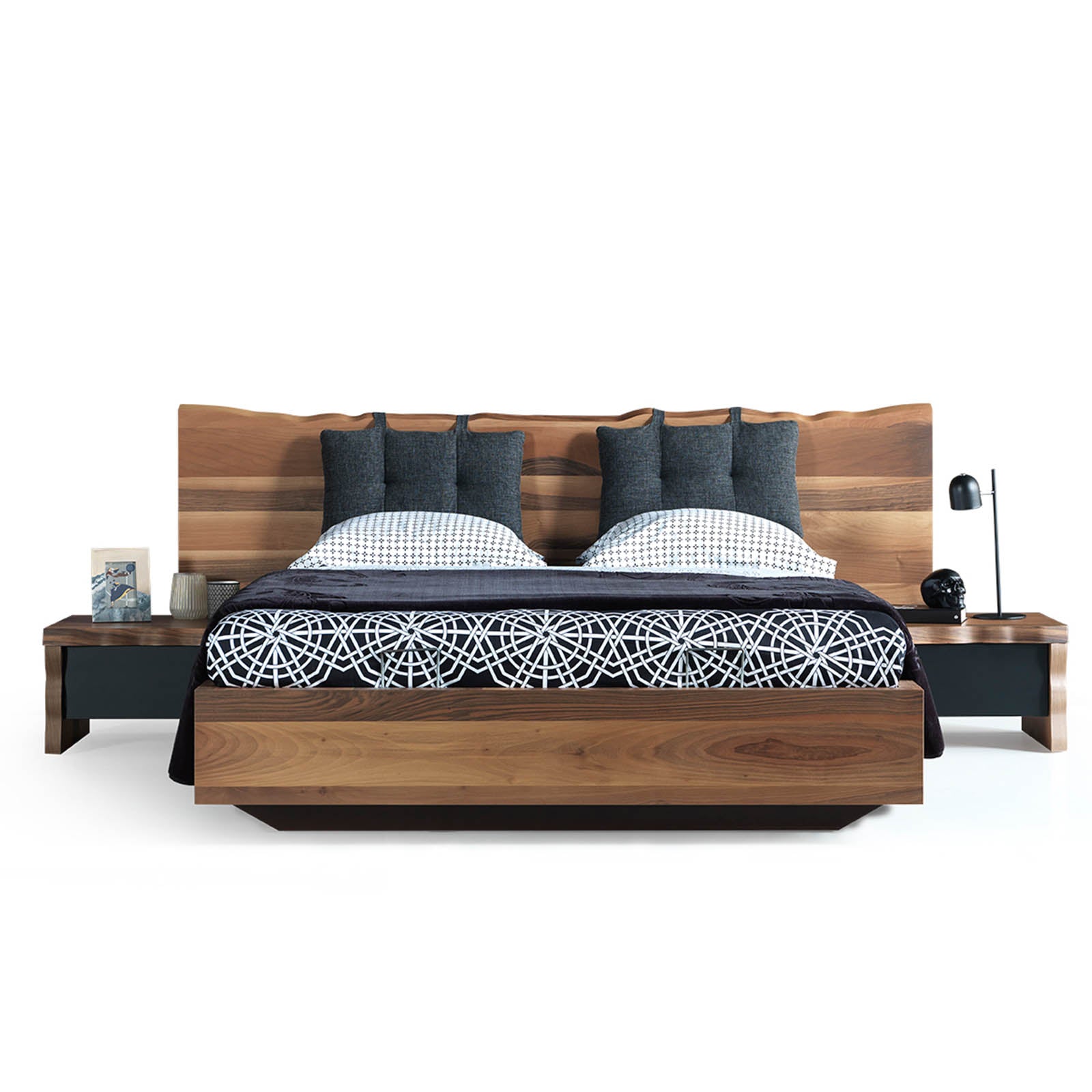 Monaco Bedstead With Storage Under Nat001-Bed