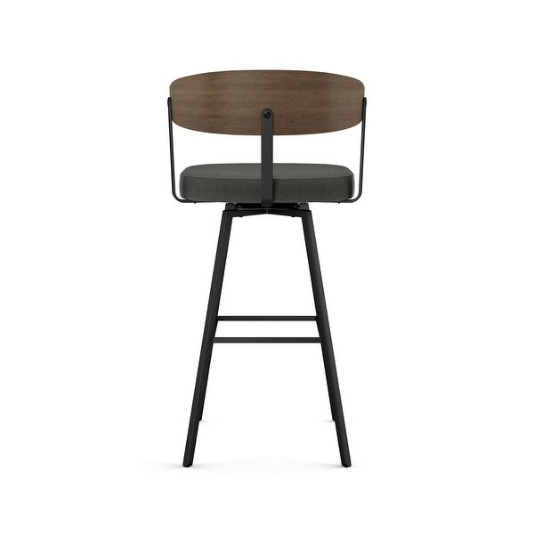 Amisco Quinton Swivel Counter and Bar Stool