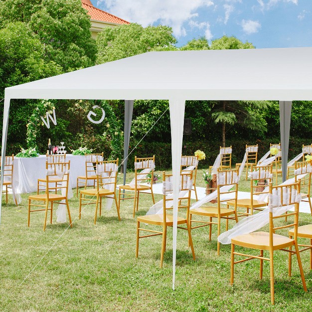 Tangkula 10 x27 x20 x27 Outdoor White Wedding Party Event Tent Gazebo Canopy Pavilion