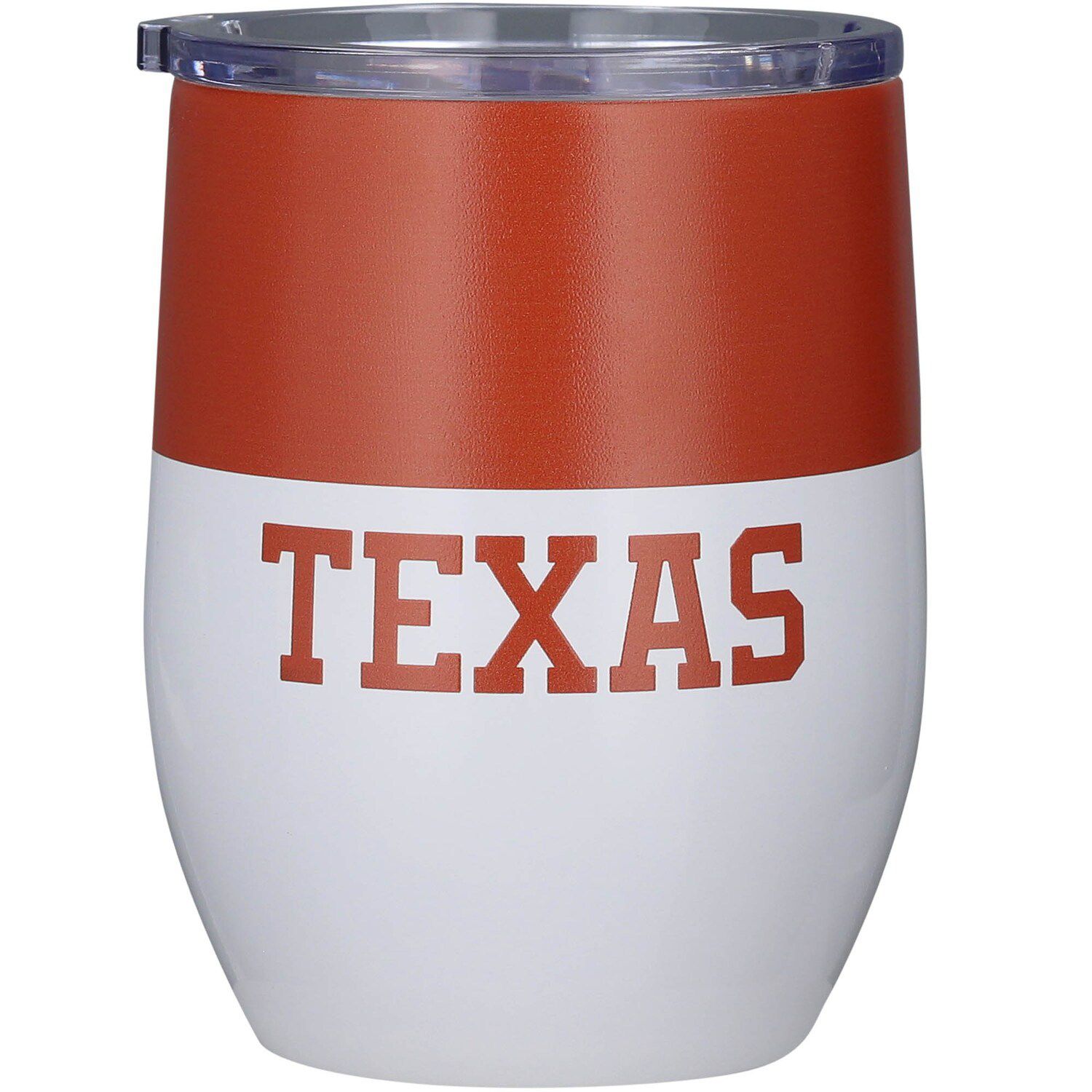 Texas Longhorns 16oz. Colorblock Stainless Steel Curved Tumbler