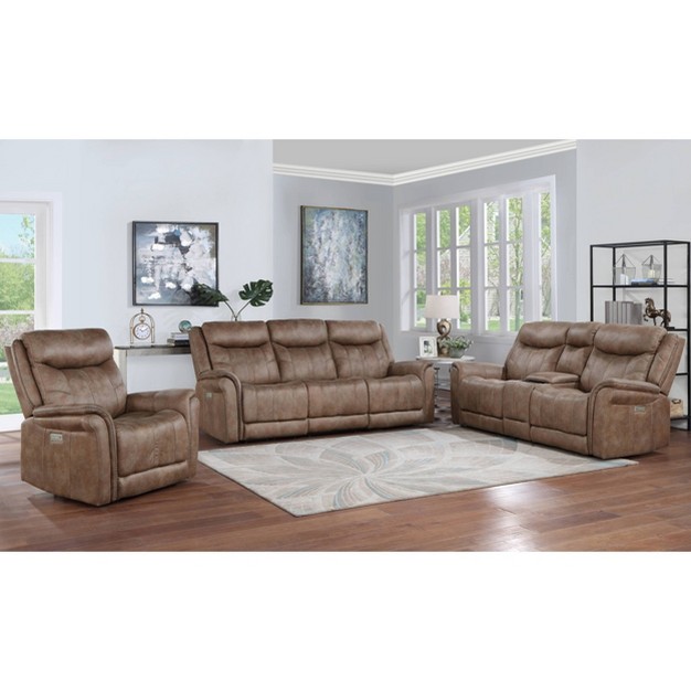 3pc Homesessentials Power Reclining Sofa Set