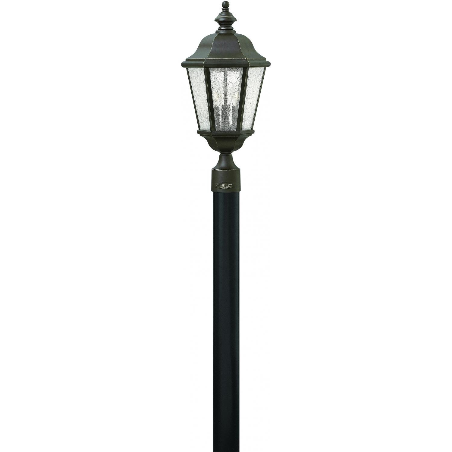 Hinkley Lighting Edgewater Three Light 21-Inch Outdoor Post Light