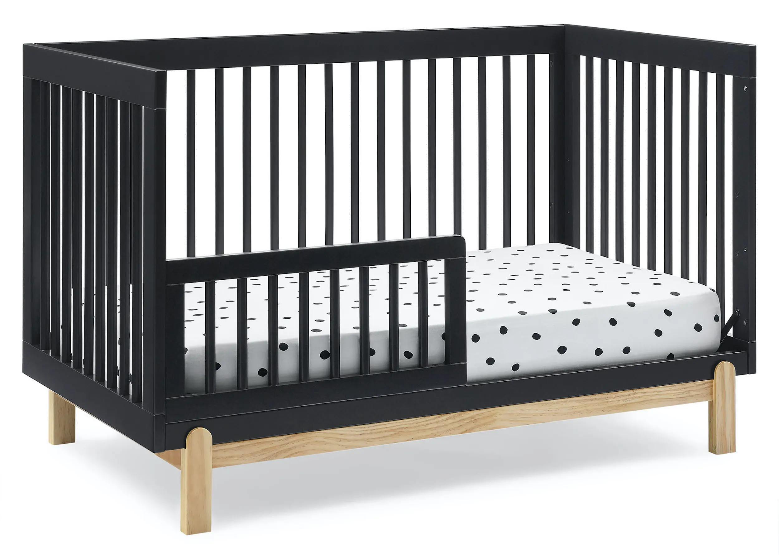 Poppy Dark Gray 4-in-1 Convertible Crib