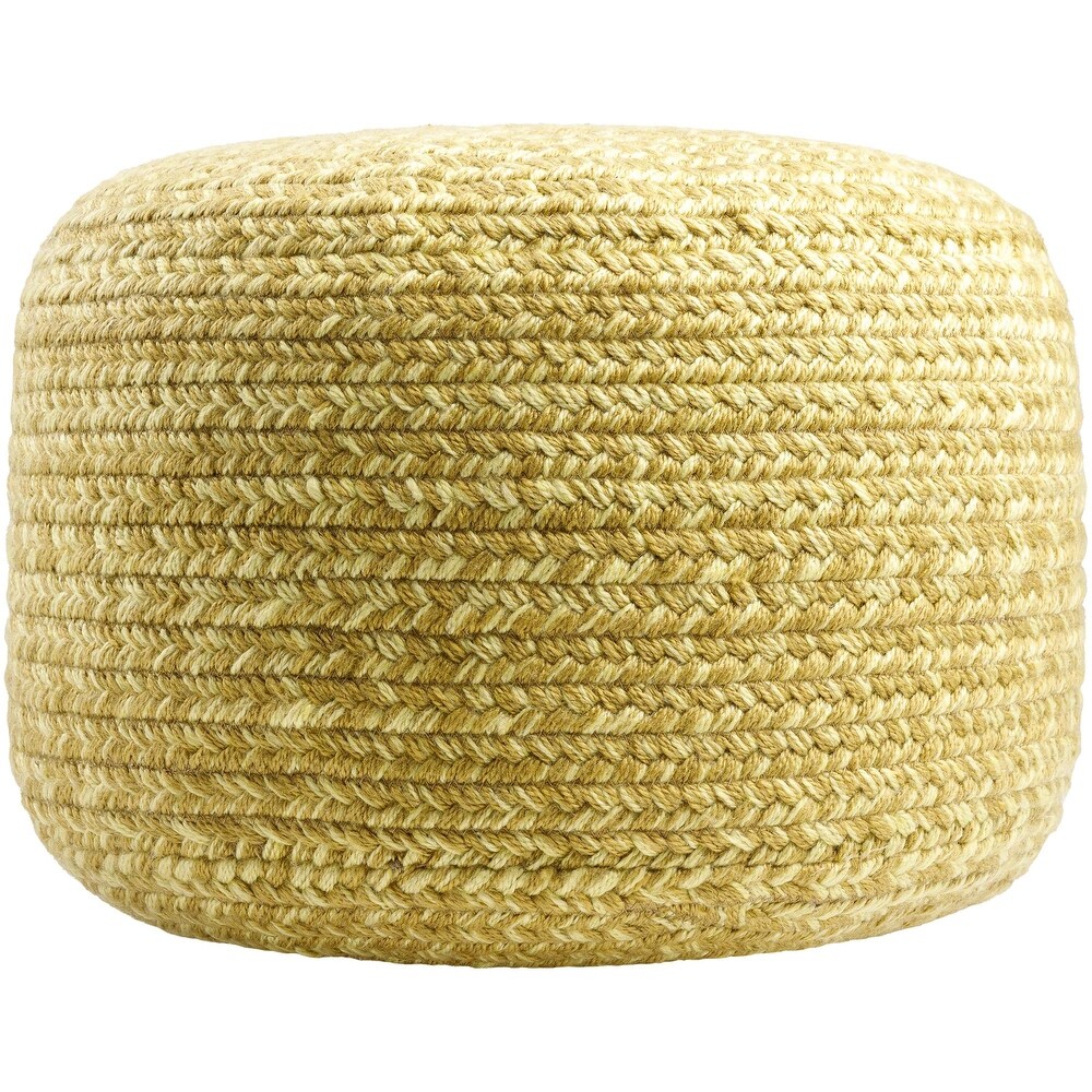 Artistic Weavers Entwined Modern   Contemporary Solid Color Pouf