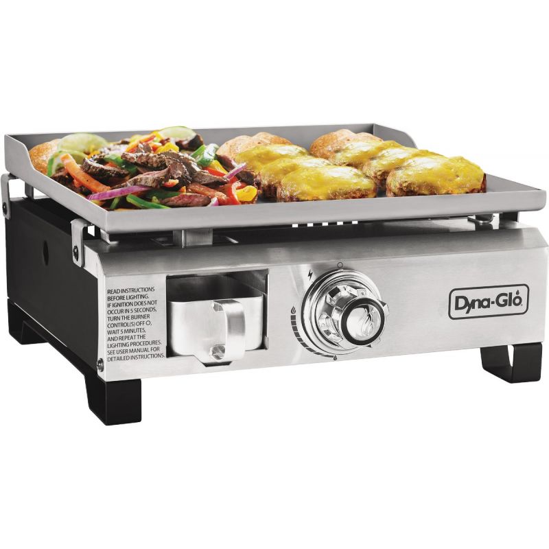 Dyna-Glo Portable Outdoor LP Gas Griddle Stainless Steel